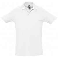 POLO PIQUÉ M/M 3 BOT SPRING BRANCO 